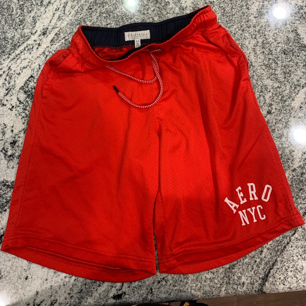 Men’s red Aero shorts